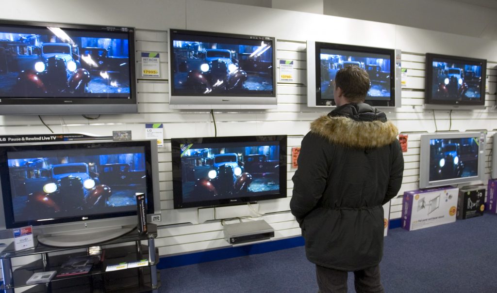 Metallerna är del av moderna TV-apparater och andra skärmar.