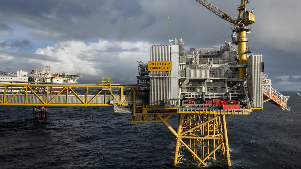 Norsk borrplattform i Nordsjön för utvinning av olja och gas. Under kriget i Ukraina och den energikris det lett till har Norge tjänat multum på sin energiexport