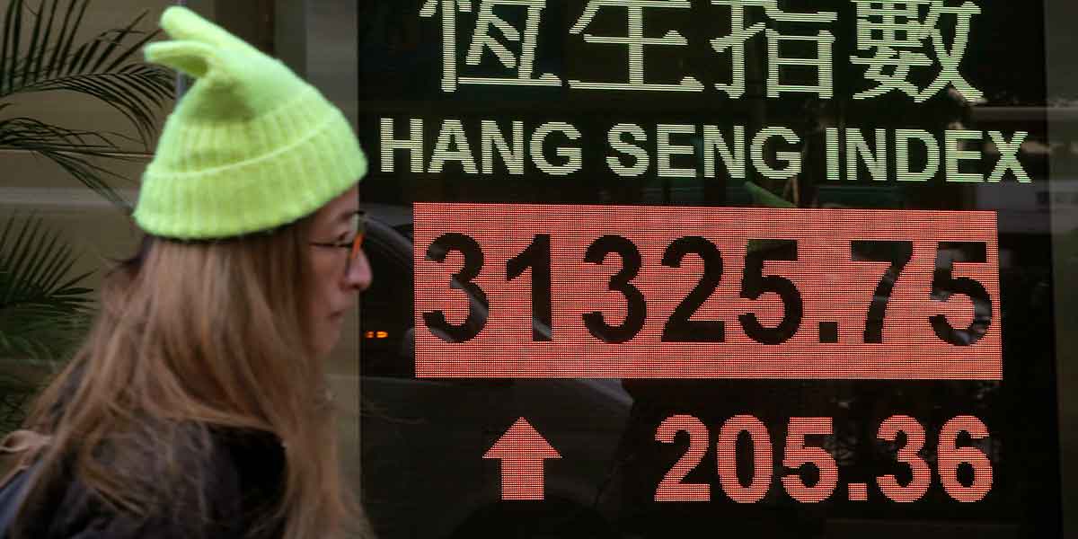 Rally i Hongkong på Kina-stimulanser