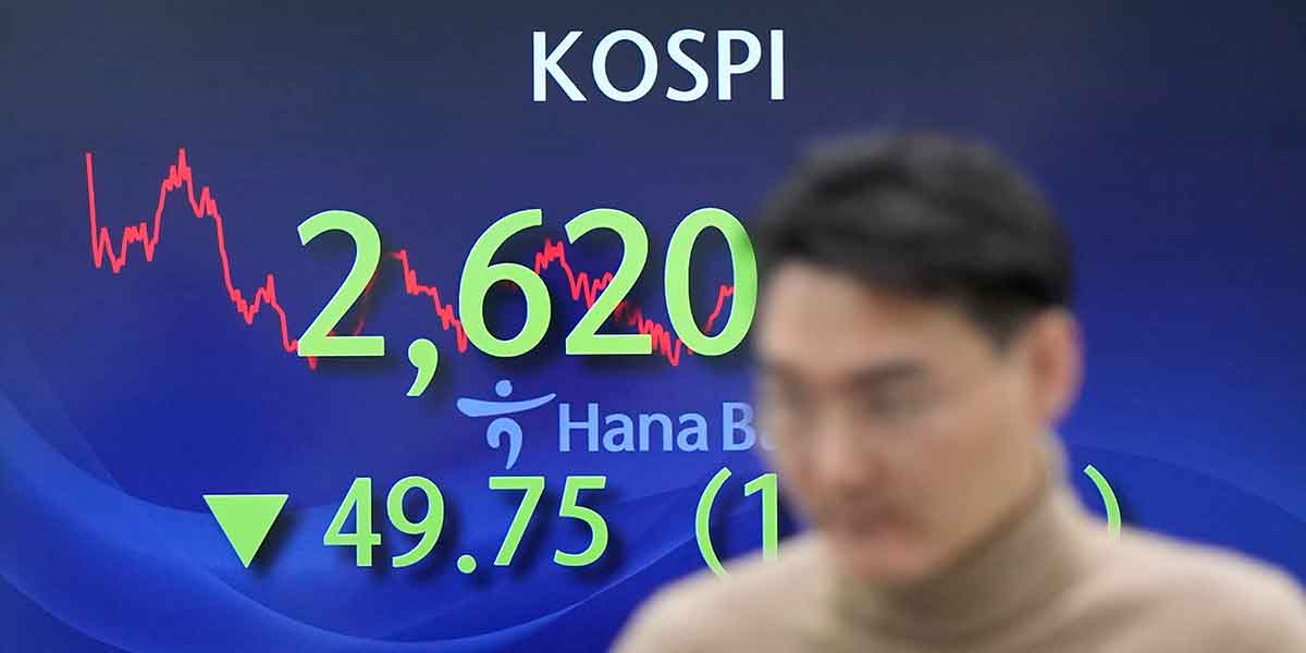 Rött över hela linjen i Asien