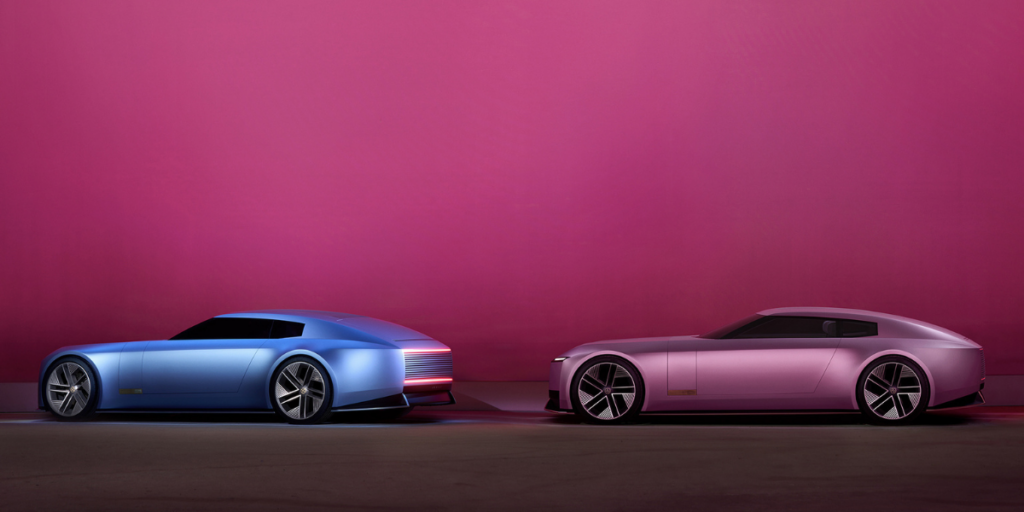 Vi hoppas innerligt att den kommer i rosa för då blir det ett köp. (Foto: Jaguar)