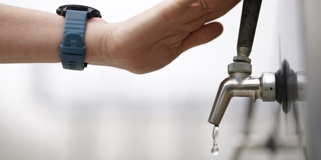 Numera ska vi dricka vatten.