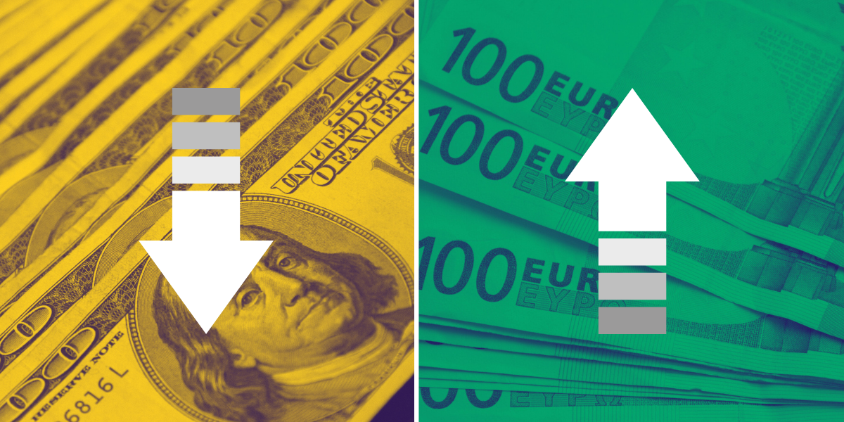 Valutornas kamp: Starkare euro utmanar dollarn