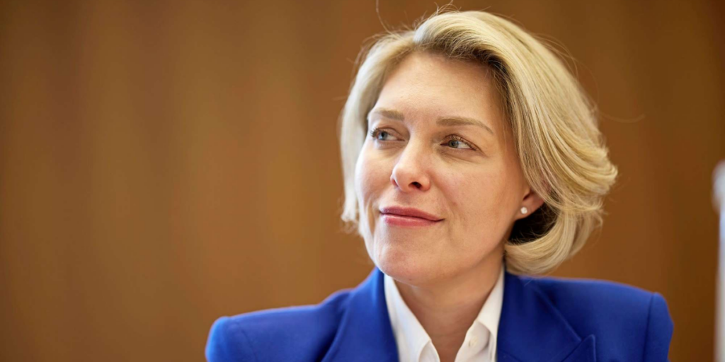 Helena Melnikov, vd för den tyska näringslivsföreningen DIHK. (Foto: DIHK)