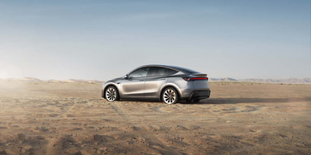 Den hittills nyaste Model Y i Sverige. (Foto: Tesla)