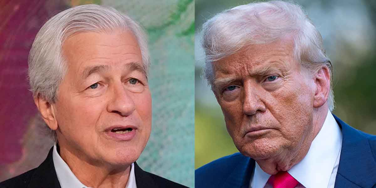 Jamie Dimon varnar Trump: Låt Fed sköta sitt jobb