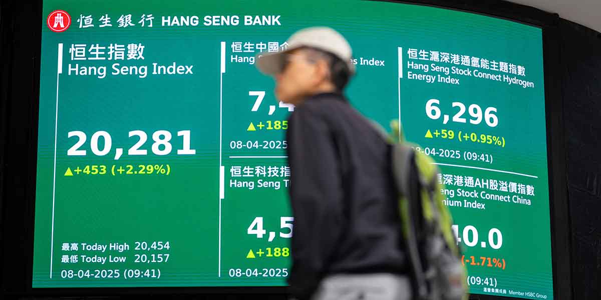 Börsen i Hongkong på väg att knocka USA