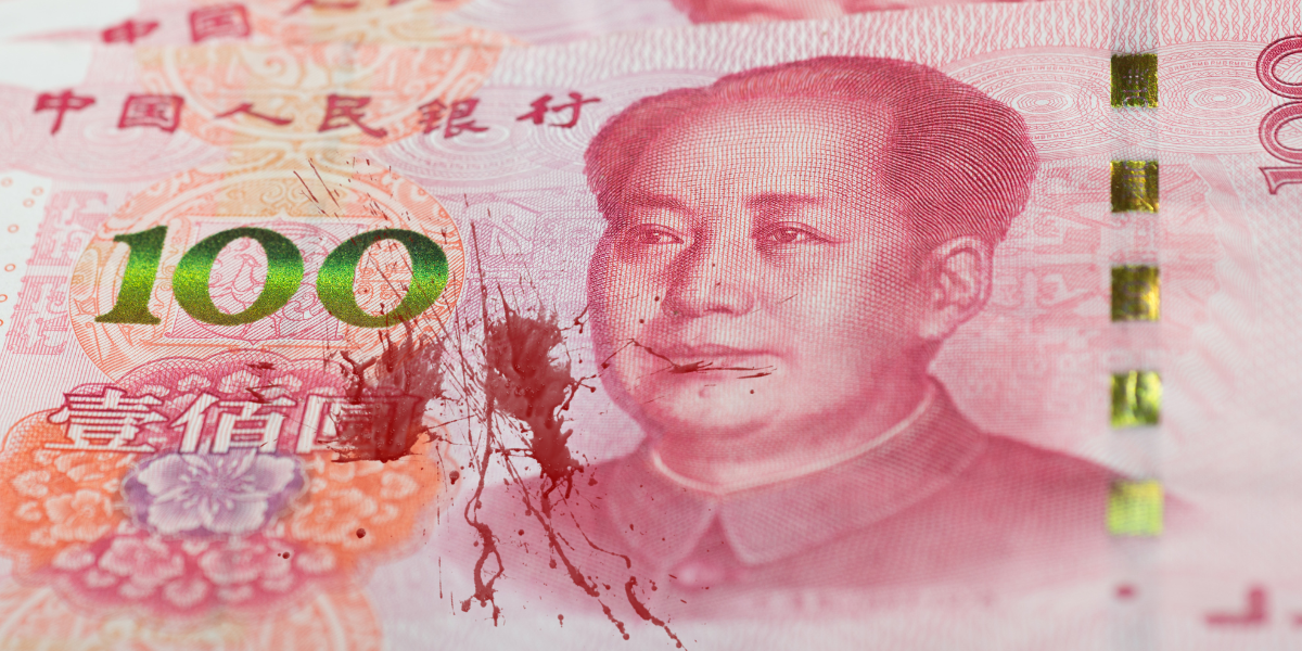 Kina blöder pengar i rekordfart