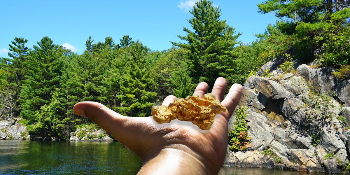 Sjön som gömmer tonvis av guld under ytan