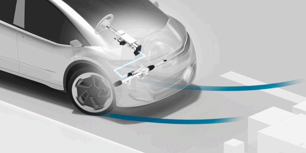 Steer-by-wire av Bosch. (Foto: Bosch)