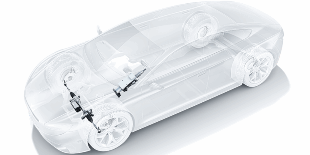 Steer-by-wire av Bosch. (Foto: Bosch)