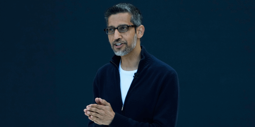Vd:n för Alphabet Inc., Sundar Pichai. (Foto: Jeff Chiu/AP/TT)