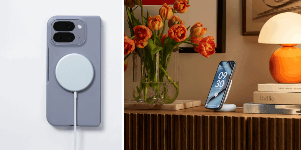 Pixelsnap charger och Pixelsnap charger with stand. (Foto: Google)