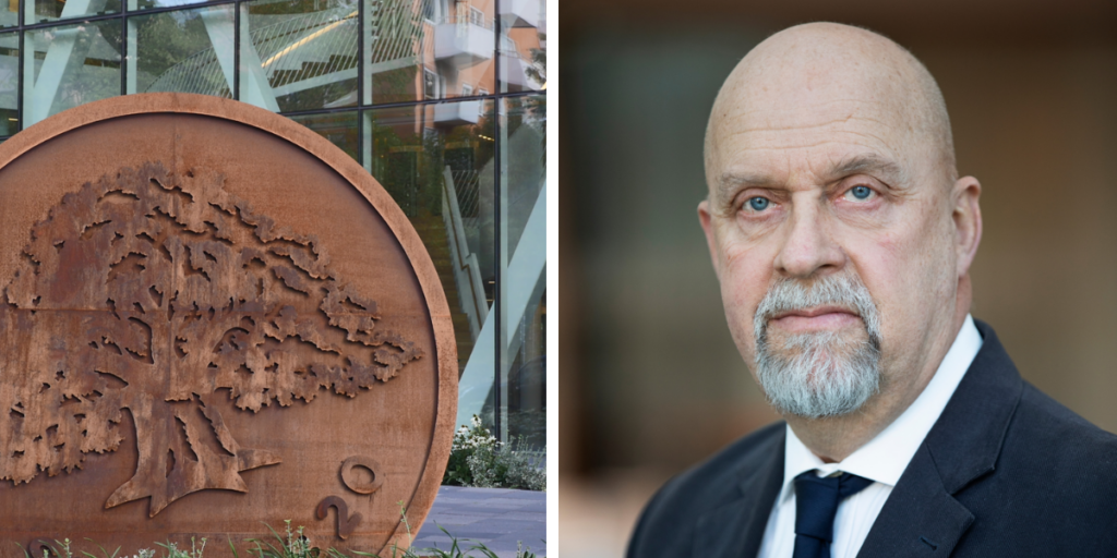 Olof Manner, senior rådgivare på Swedbank, ser svensk ekonomi som en av få ljuspunkter trots tullar och global oro. (Foto: Swedbank)