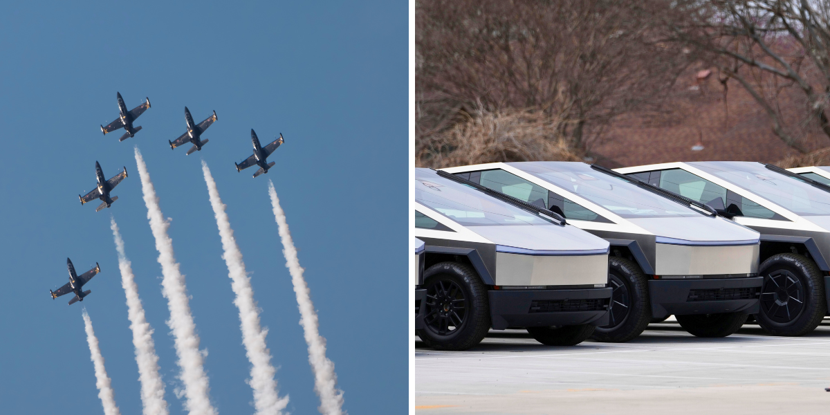 USA:s flygvapen vill spränga Cybertrucks