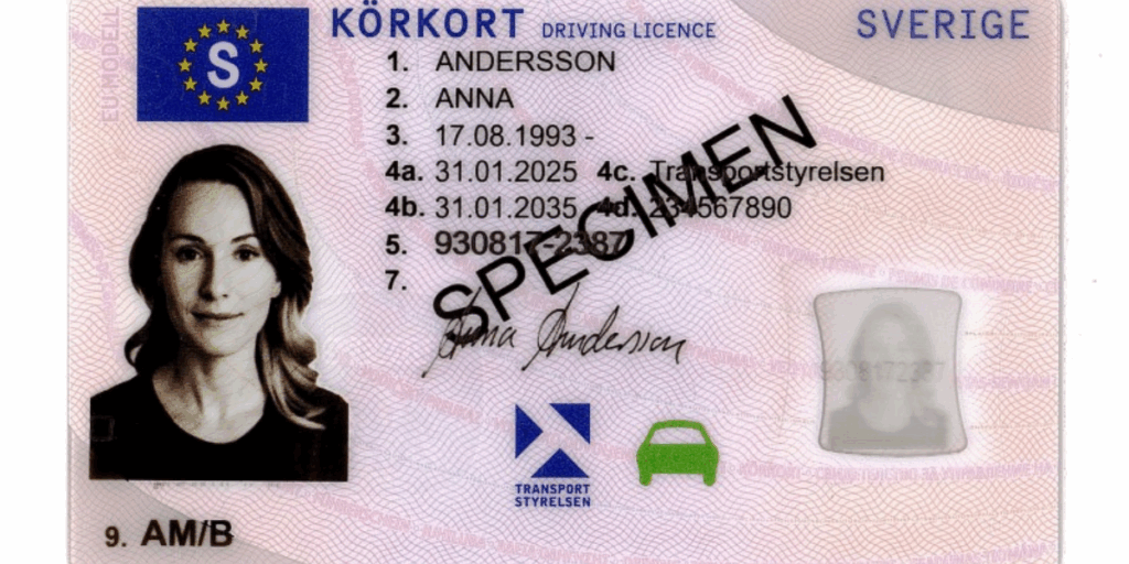 Det fysiska körkortet får en lite annan stil. Högre säkerhet. (Foto: Trafikverket)
