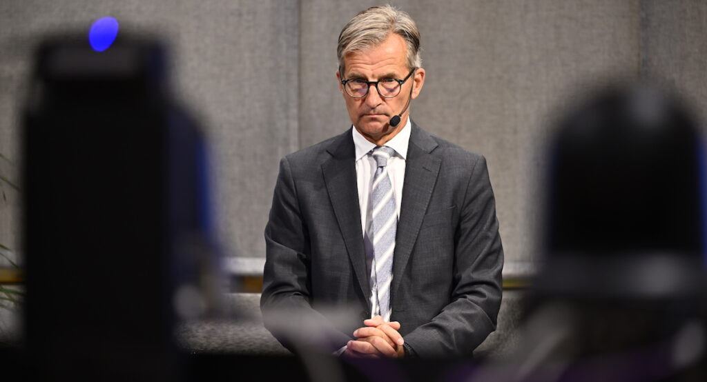 Sveriges riksbankschef Erik Thedéen