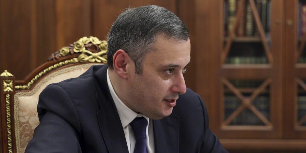 Aleksandr Chinsjtein, biträdande guvernör i Kurskregionen, har fördömt attacken mot kärnkraftverket. (Foto: Gavriil Grigorov, Sputnik, Kremlin Pool Photo via AP/TT)