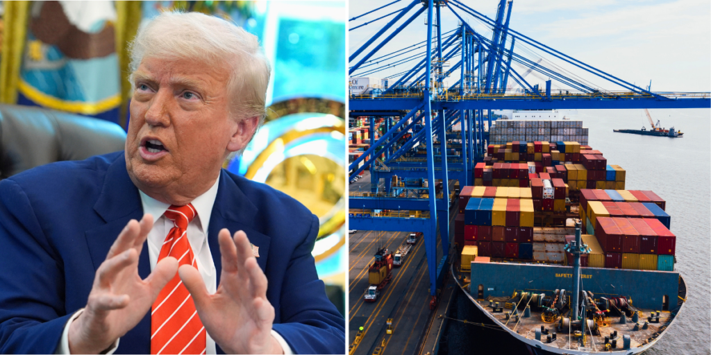 Väljarna kopplar Trumps handelspolitik till högre priser och ökande oro för inflationen. (Foto: TT)