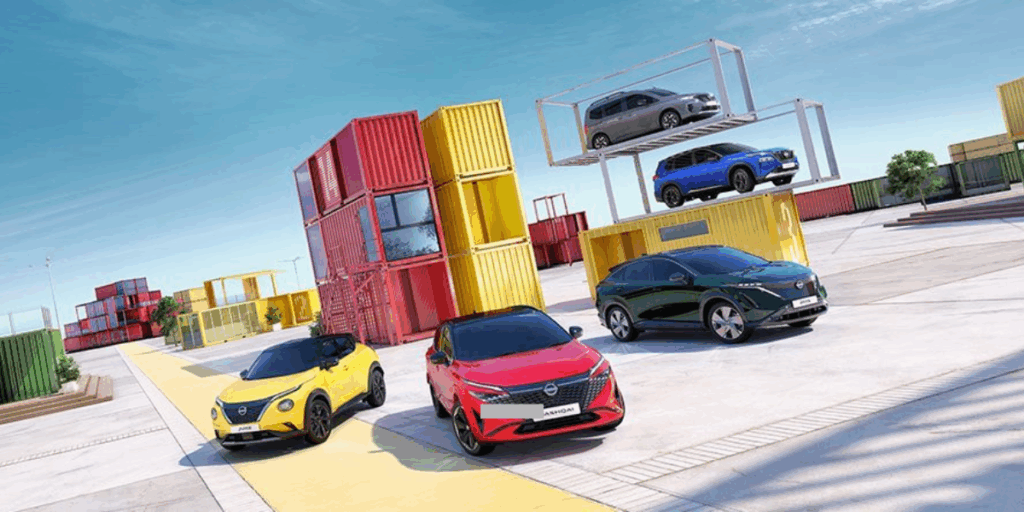 Nissans lineup. (Foto: Nissan)