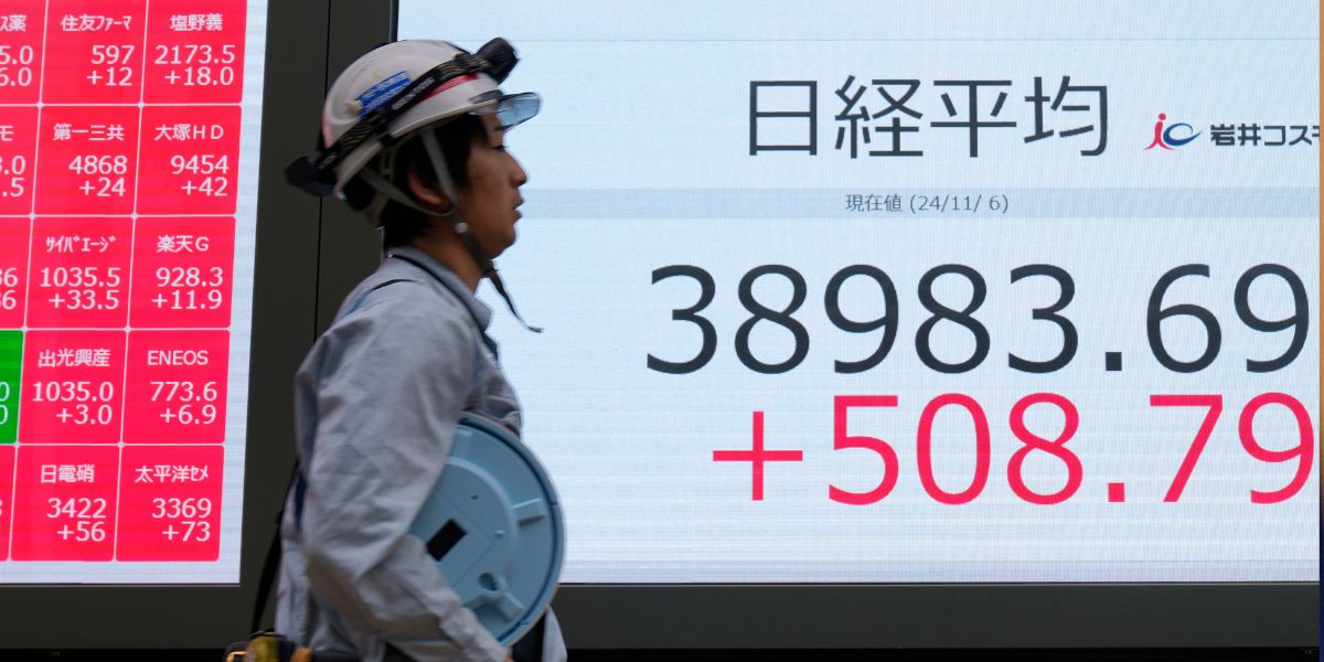 Nya rekord på Tokyobörsen och Wall Street