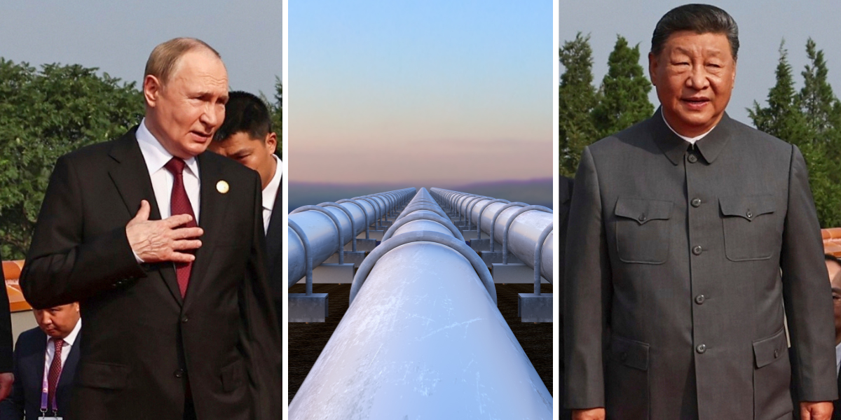 Ny oljeledning cementerar stödet från Kina