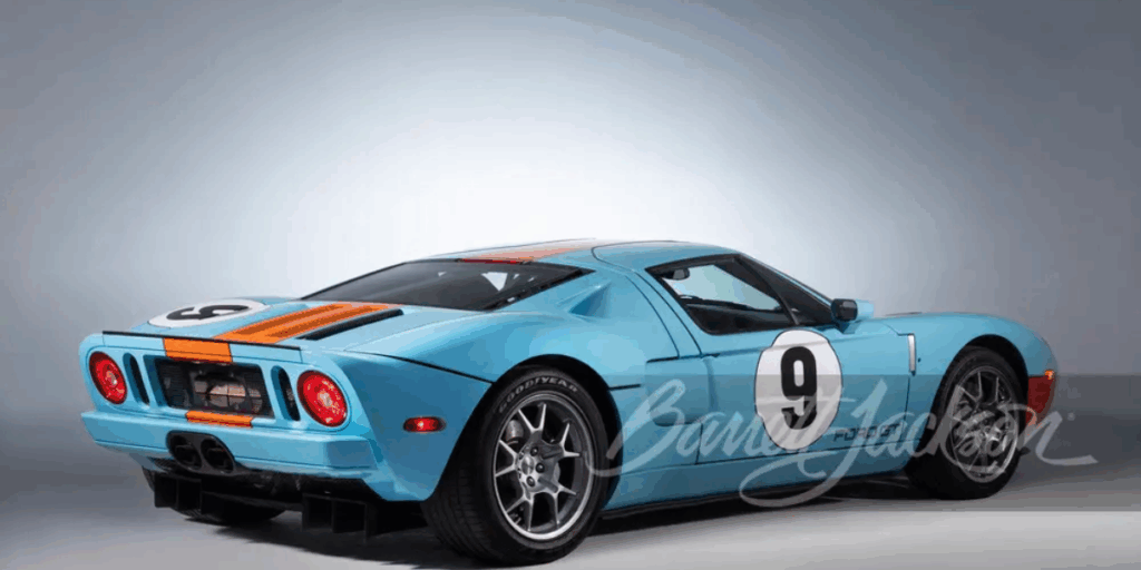 2006 Ford GT Heritage Edition is Production No. 3 från Fords valv. (Foto: Barett-Jackson)