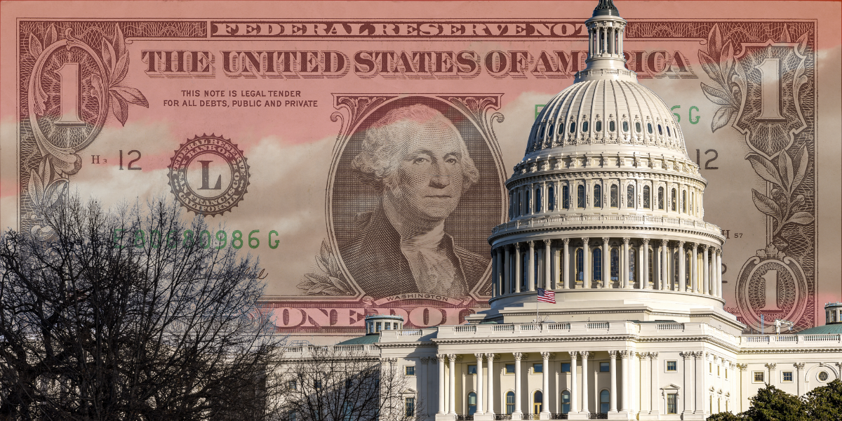 USA:s budgetkris pressar dollarn mot ny botten