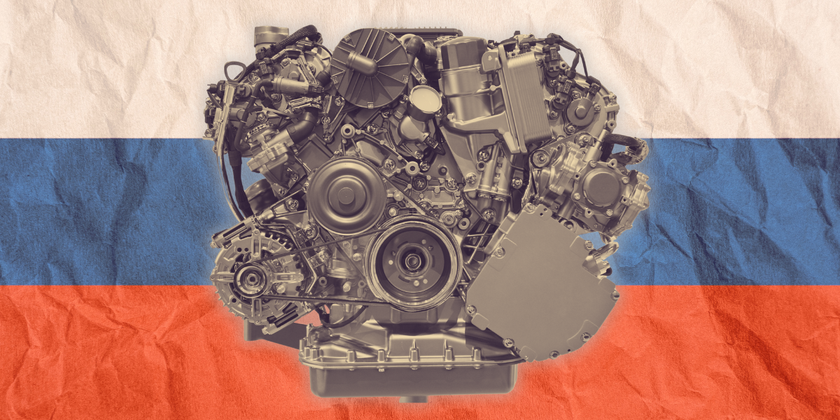 Rysslands motor hackar: Ukraina slår där det gör ondast