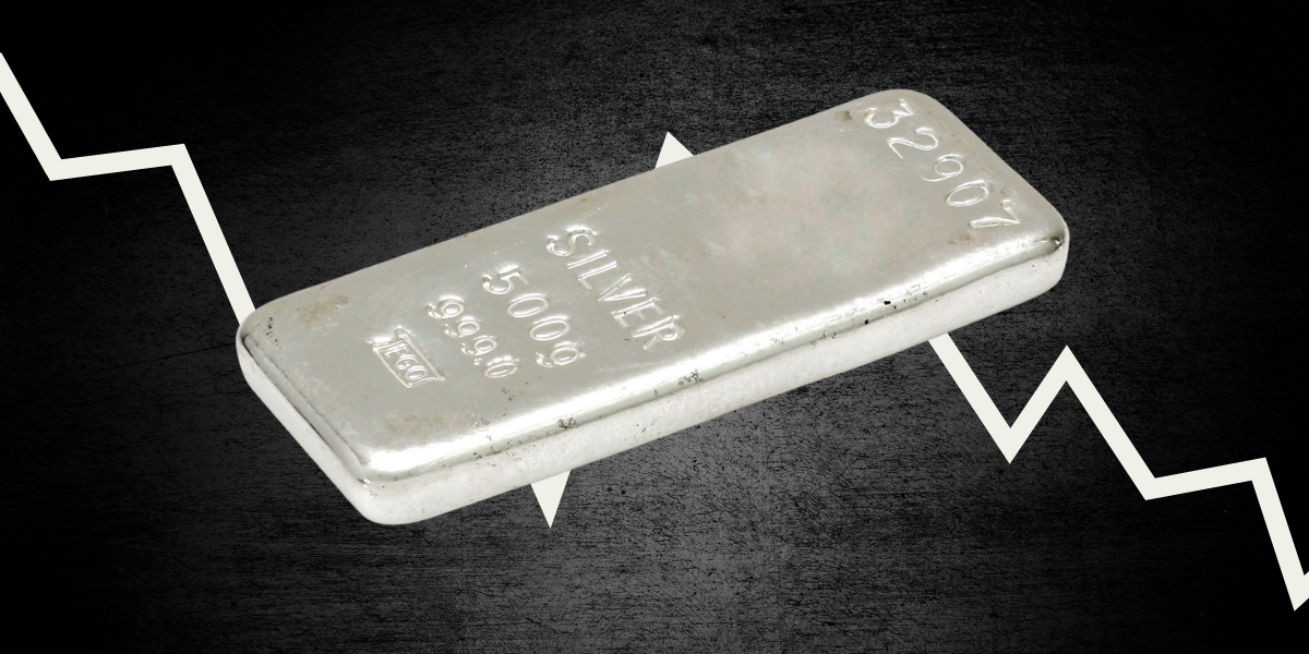 Ädelmetallernas segersvit bruten – silver rasar