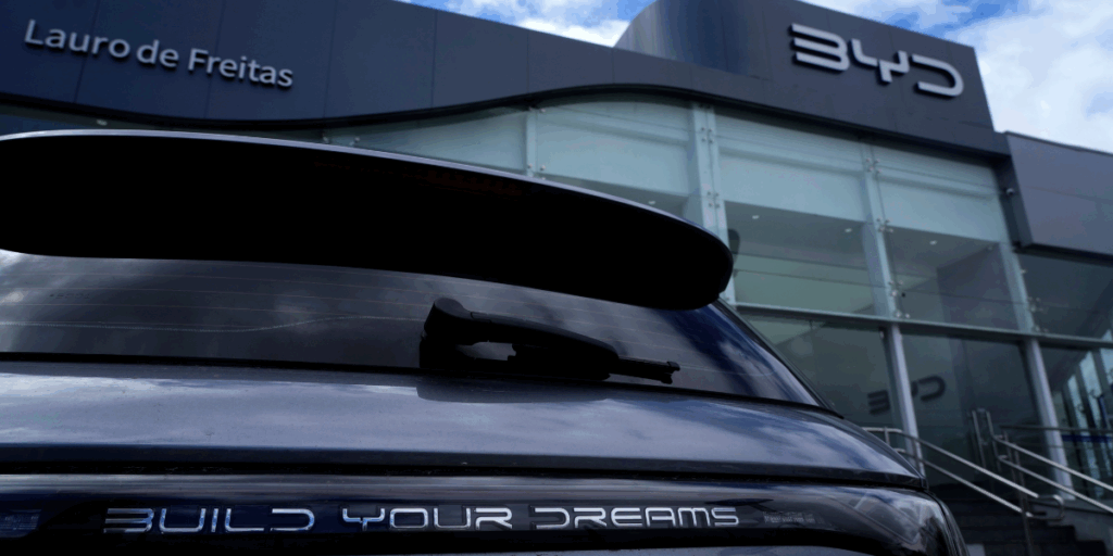 Build your dreams har rullat på bra. BYD har tagit ett fast grepp om framförallt Europa. (Foto: Eraldo Peres/AP/TT)