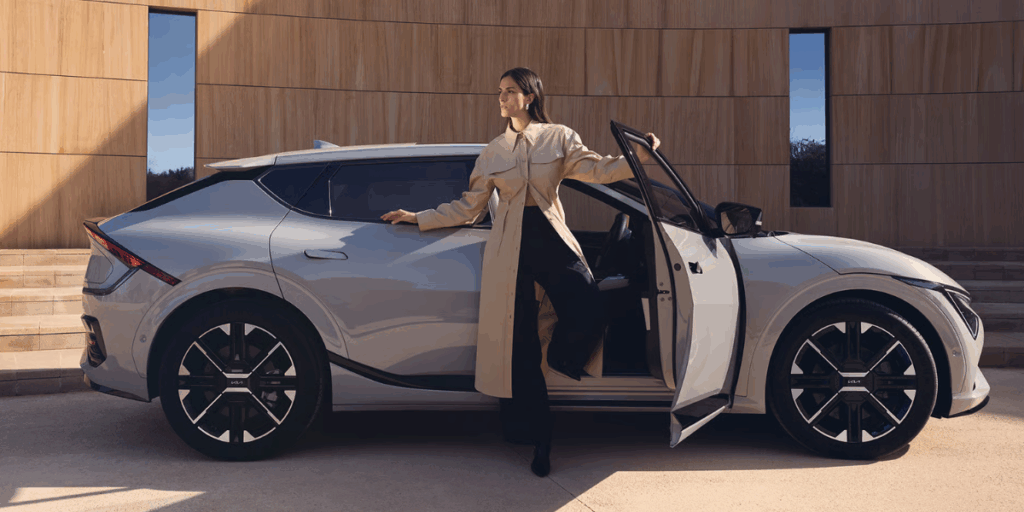 Kia EV6 får toppbetyg i det stora testet. (Foto: Kia)