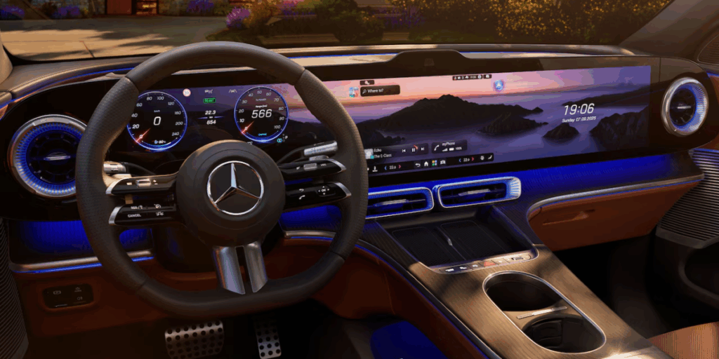 Det må vara coolt att ha det så här som i en Mercedes-Benz GLC 400 4MATIC men det medför en del risker. (Foto: Mercedes)