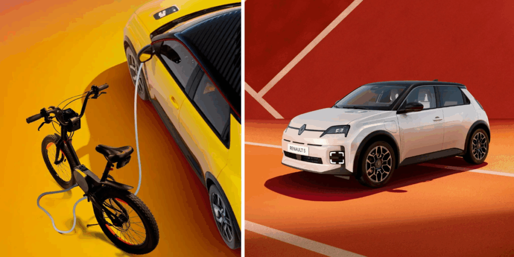 Du kan ladda saker med bilen så klart. (Foto: Renault)