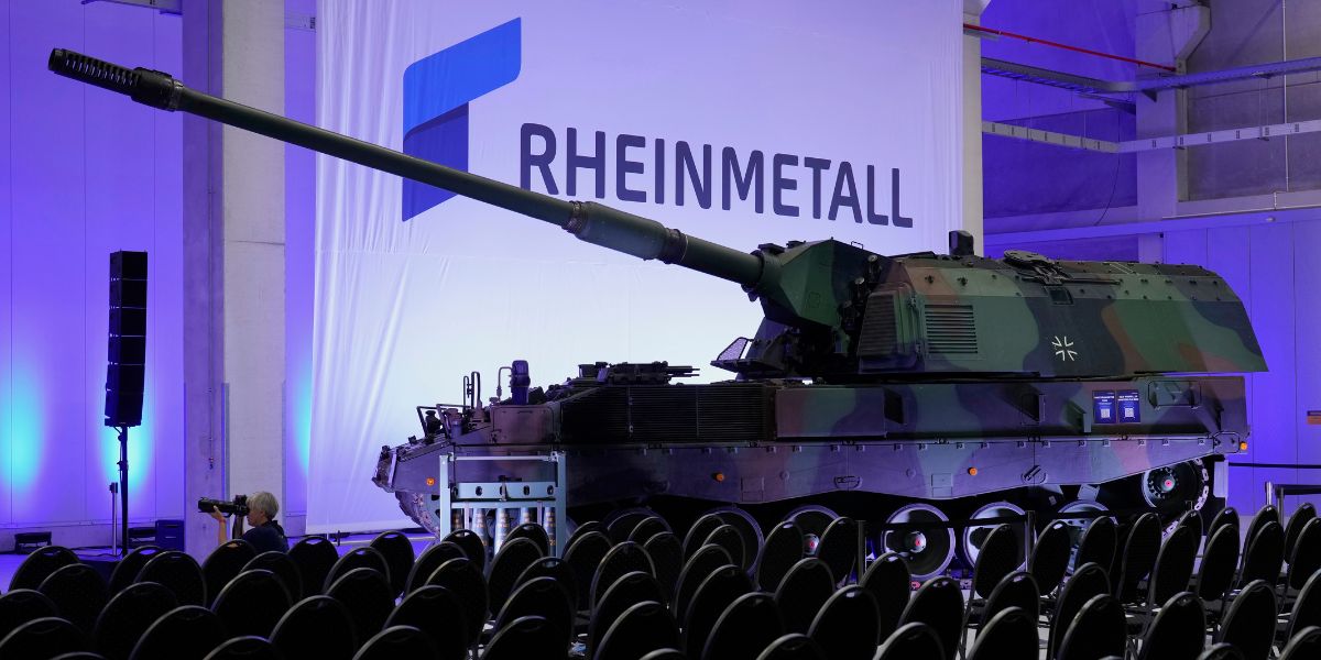 Rheinmetall symbolen för Europas nya försvarspolitik