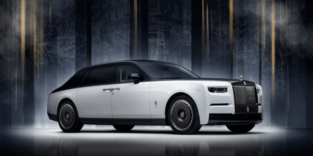 Ståtlig i vitt, trots allt. (Foto: Rolls-Royce)