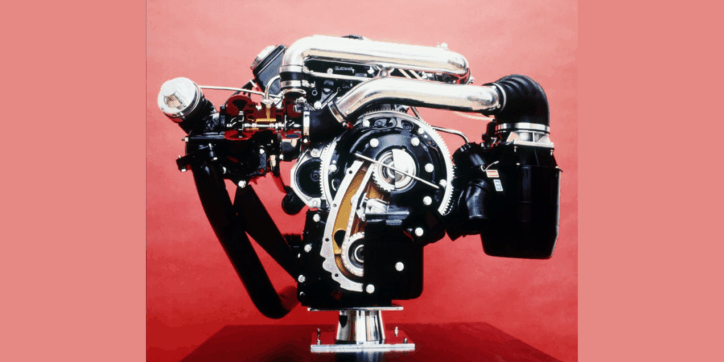 Saab 99 Turbo motor (Foto: Saab museum)