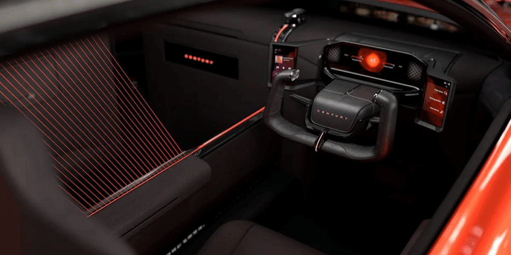 Förarplatsen med sin steer-by-wire ratt. (Foto: Toyota)