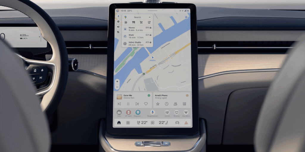 Många är upprörda över att många funktioner flyttat in i skärmen istället för att vara fysiska knappar. (Foto: Volvo)