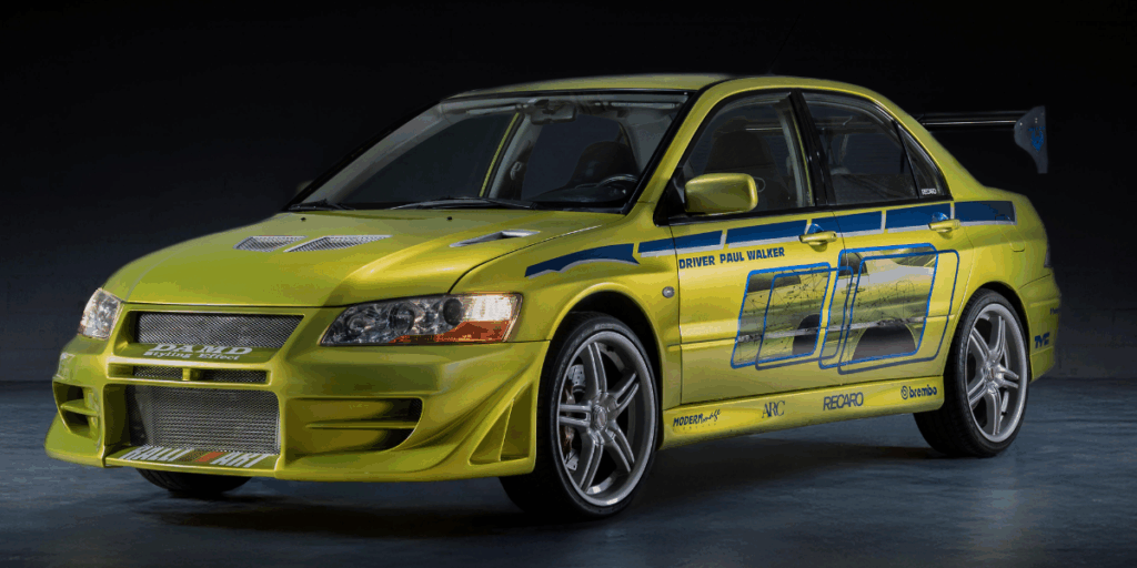 2001 Mitsubishi Lancer Evolution VII, Paul Walker (Foto: Bonhams Cars)