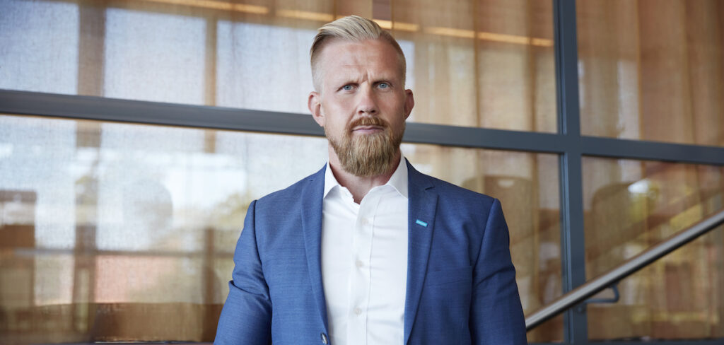 Alexis Larsson, säkerhetschef på PostNord