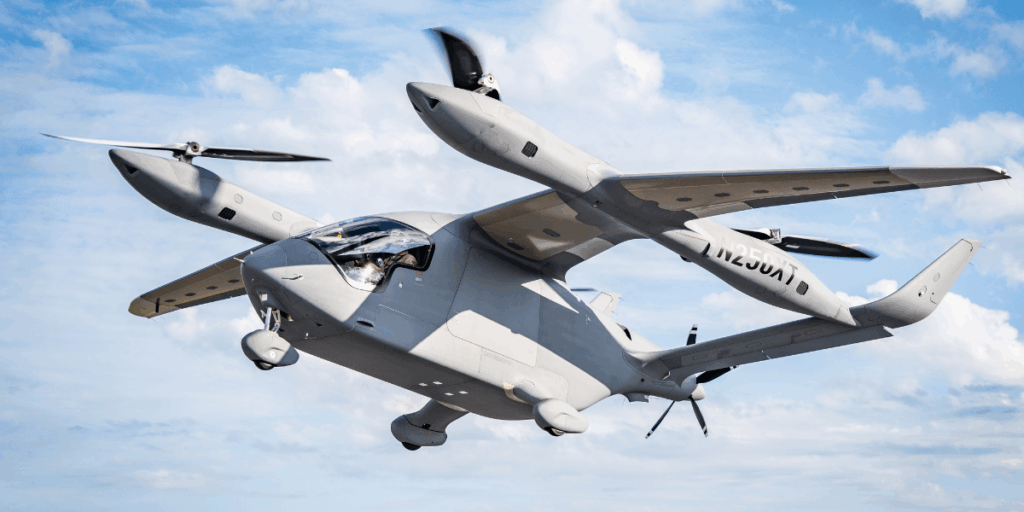 Här ser vi en A250 uppe i luften. (Foto: Beta)