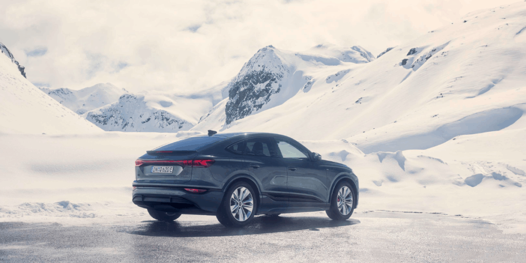 Det här Audi Q6 Sportback e-tron. Den lite sportigare varianten. (Foto: Audi)