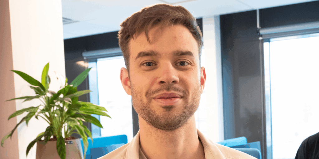 Anton Osika är en av grundarna bakom Sveriges första AI-enhörning, Lovable.(Foto: Johan Carlberg/SVD/TT)