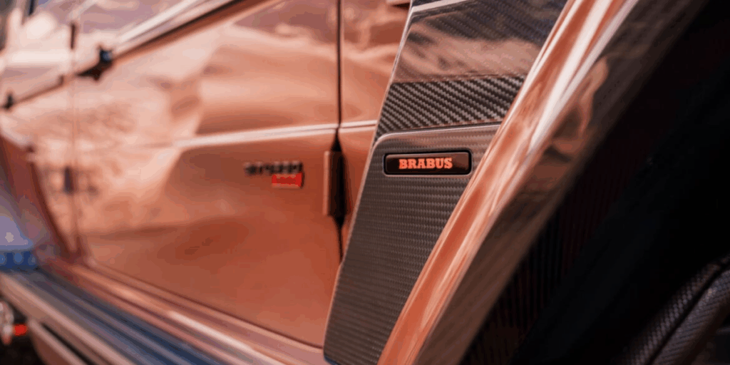 Det är tydligt vilka som ligger bakom projektet. (Foto: Brabus)