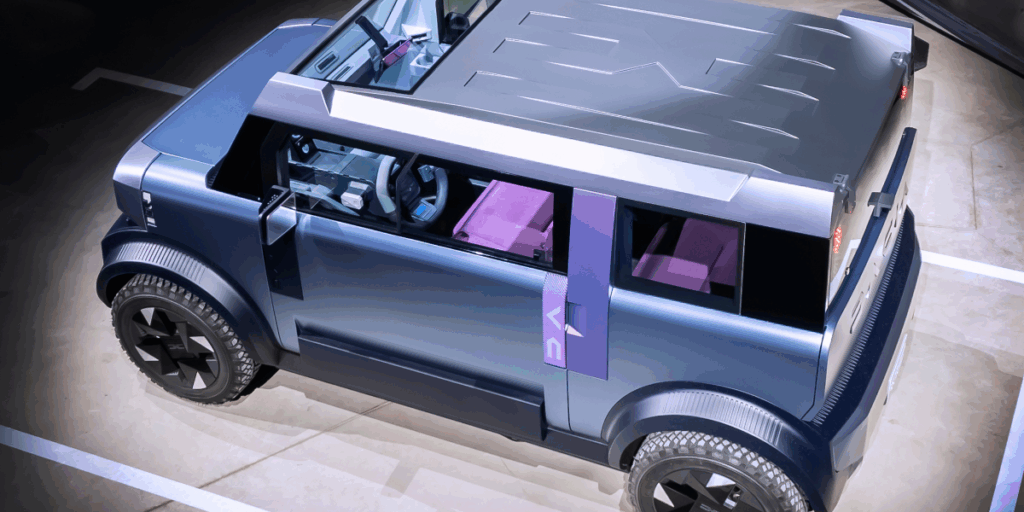 Det är en kaxig design men skulle faktiskt funka. (Foto: Dacia)