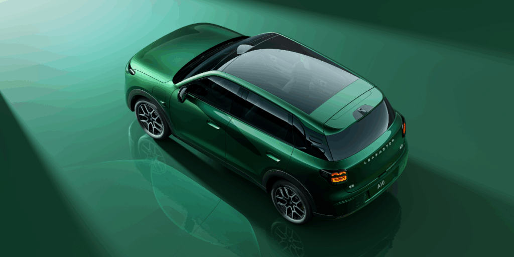 Här är den. Leapmotor A10. (Foto: Wismo)