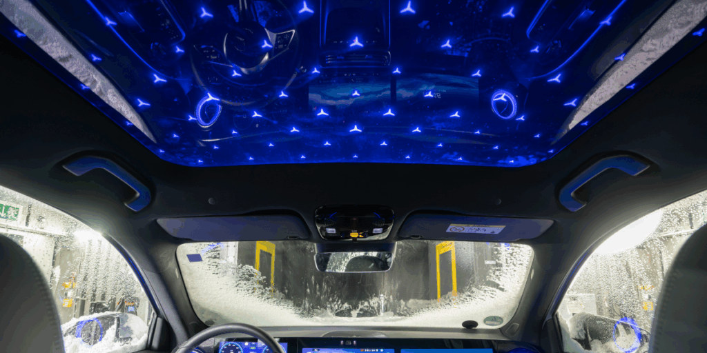 Stjärnhimlen som kan bli cool. (Foto: Mercedes)