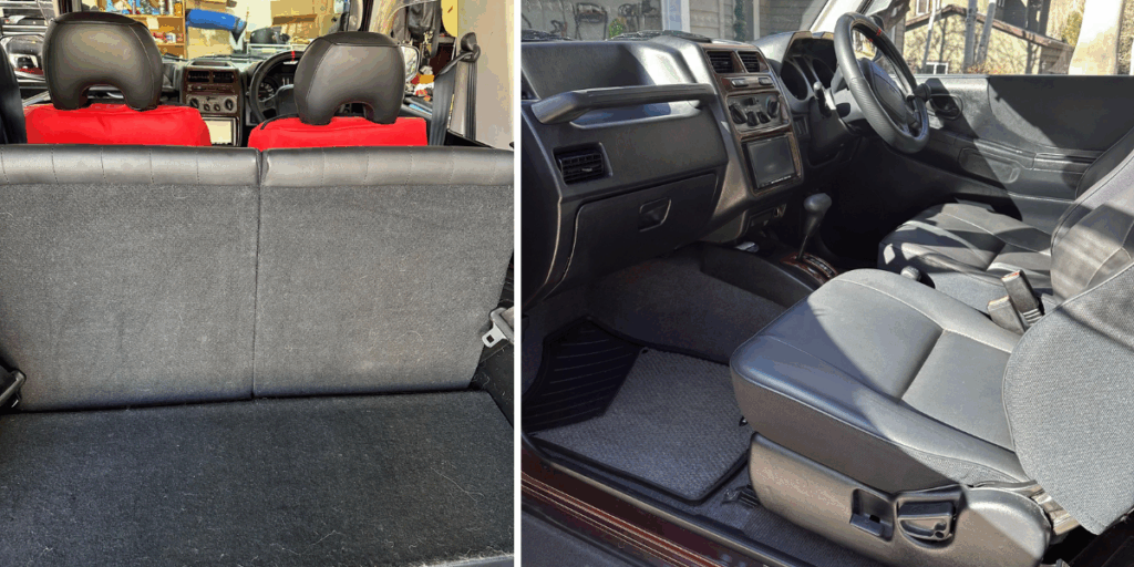 Lastutrymme och förarplats. (Foto: Cars and bids)