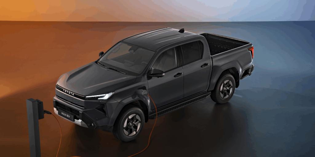 Här ser ni beviset på att den laddar, om ni nu skulle tvivla. (Foto: Toyota)